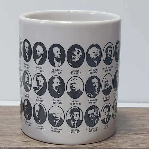 Presidents allover print coffee mug - Picture 2 of 3
